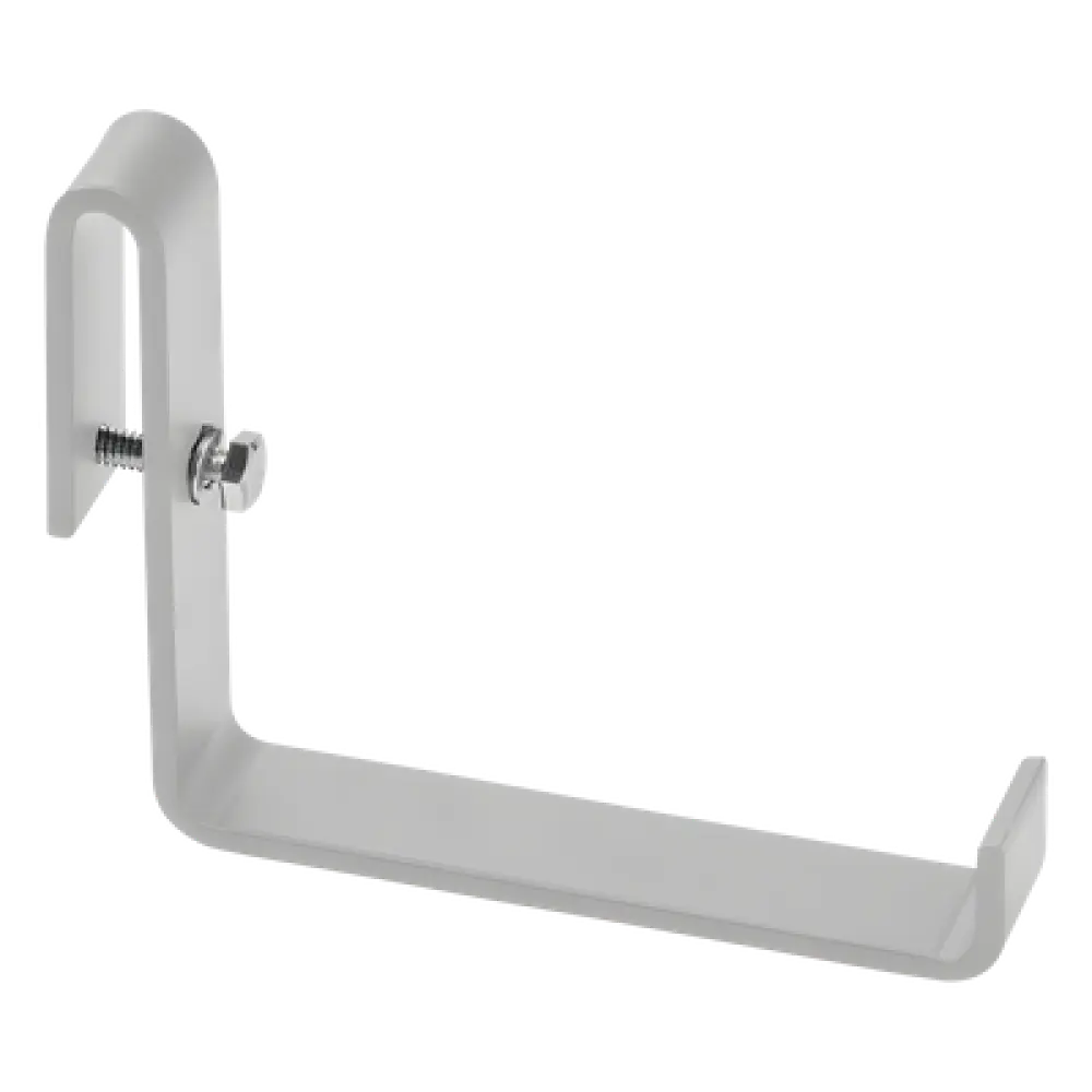 Soporte en L para Escalerilla / Separación de Cables de Alimentación / Acero Recubierto en Polvo / 0.19 in de Espesor / Color Blanco RAL 9005