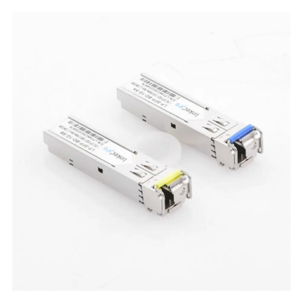 Transceptor Óptico SFP Bidireccional / 1.25 Gbps / Monomodo 1310/1550 nm / LC/UPC Simplex / DDM / Alcance 5 km (16,404 ft) / 2 Piezas
