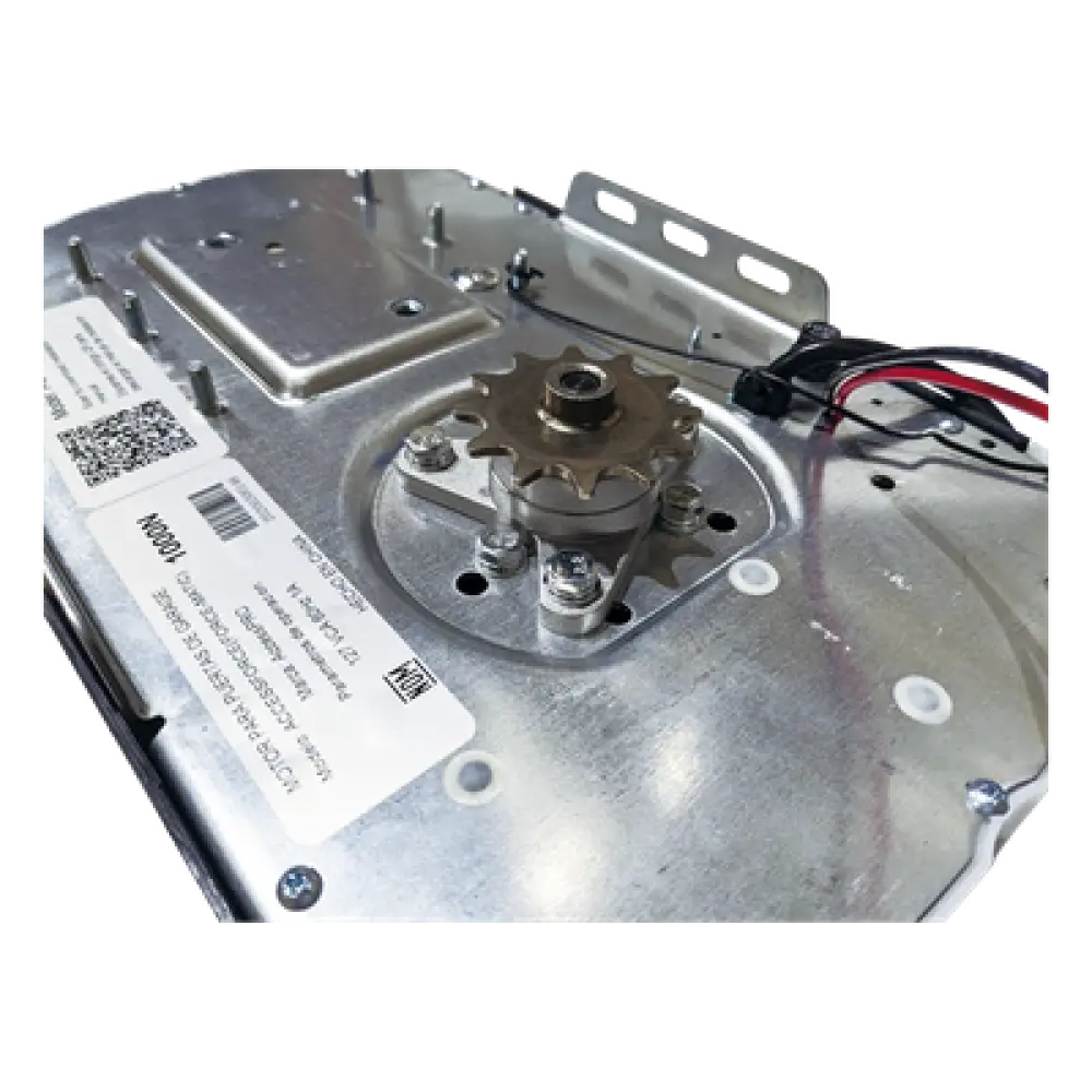 Motor Automático para Puerta de Garage / 1/2 HP / Arranque y Paro Suaves / 127 VCA / 20 Controles 433 MHz / Rieles Tipo T y C / Respaldo de Energía