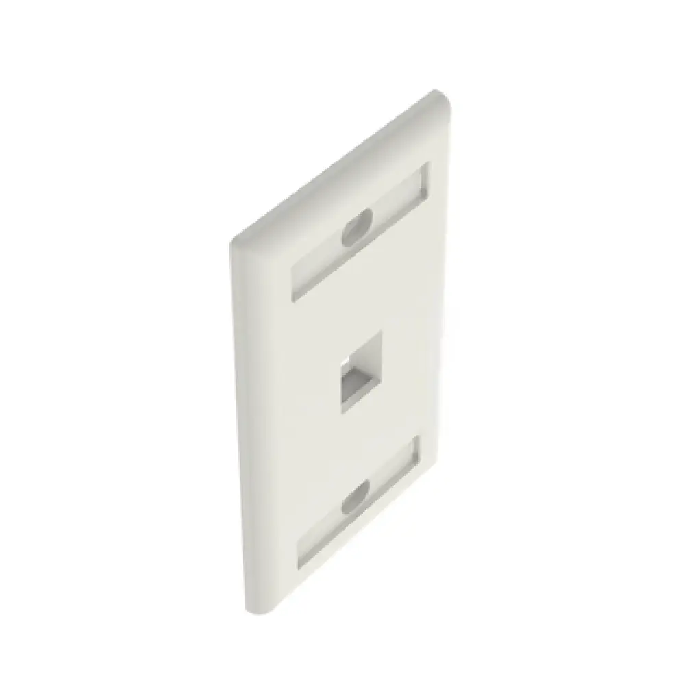 Placa de Pared Vertical / 1 Puerto Keystone / 69.8 x 114.3 mm / 2.75 x 4.5 pulg. / Montaje Vertical