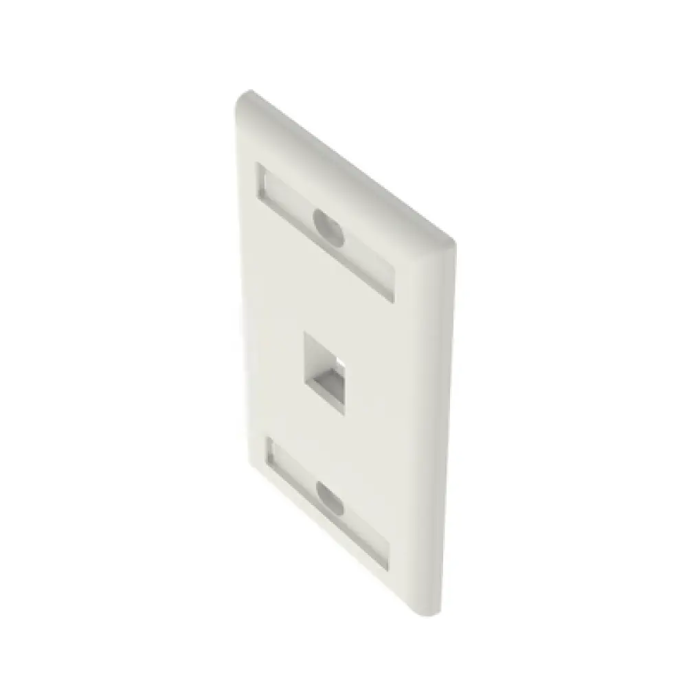 Placa de Pared Vertical / 1 Puerto Keystone / 69.8 x 114.3 mm / 2.75 x 4.5 pulg. / Montaje Vertical