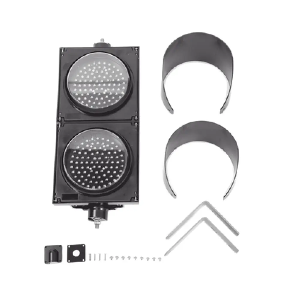 Semáforo LED / Diámetro 20 cm / Rojo y Verde / 90 LEDs por color / 10 W / IP Hermético / 110 VCA