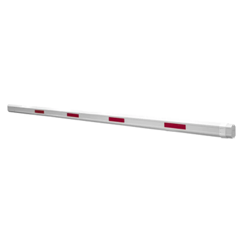 Brazo Telescópico para Barrera Vehicular / Longitud Ajustable 3.6 a 5.5 m (11.8 a 18 ft) / Aluminio Hexagonal / Sin Iluminación / Compatible con Múltiples Modelos