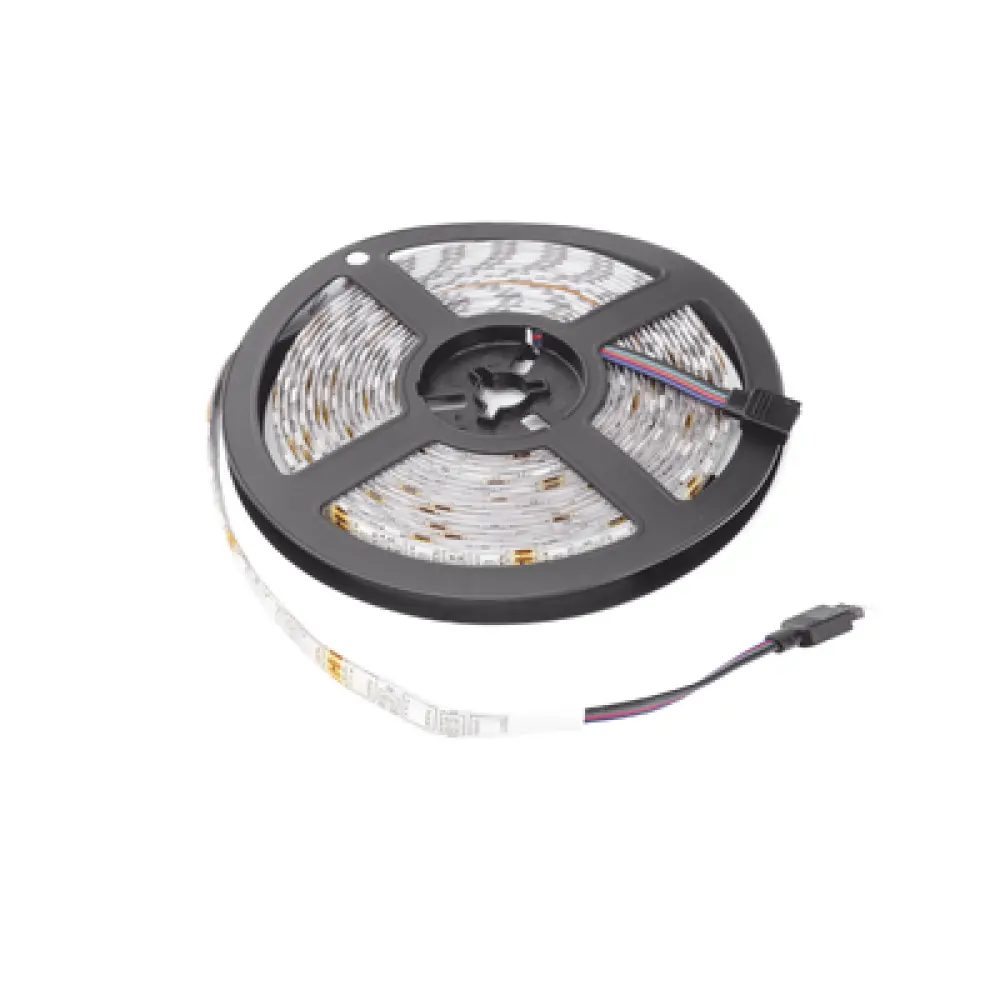 Tira LED RGB / 5 m (16.4 ft) / 12 VCC 2.5 A / IP65 / Rojo y Verde Programables / Iluminación Vehicular
