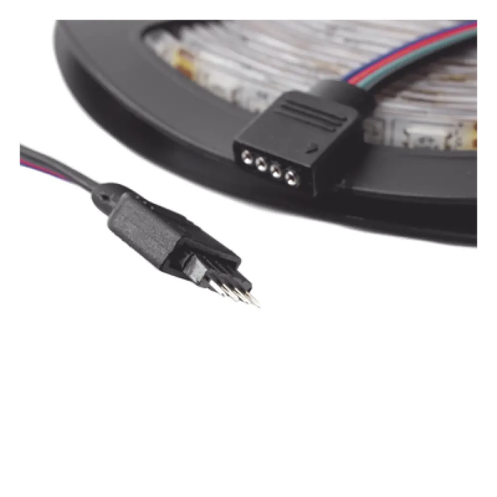 Tira LED RGB / 5 m (16.4 ft) / 12 VCC 2.5 A / IP65 / Rojo y Verde Programables / Iluminación Vehicular
