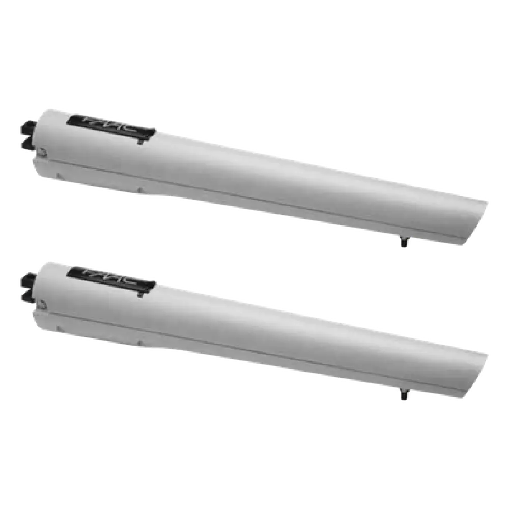 Kit Operadores para Puerta Abatible / Hoja 2.7 m (8.9 ft) / Carga 300 Kg / 20 Ciclos/Hora / 24 VCC / 145 daN / Respaldo de Baterías