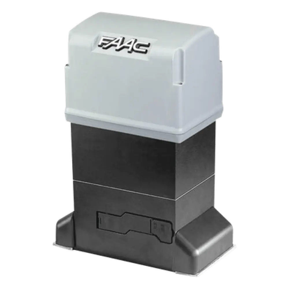 Operador de Puerta Corrediza Industrial / Trifásico 220V / Capacidad 1600 kg / Alcance 40 m (131.2 ft) / Ciclo de Trabajo 70% / Fuerza 1900 N