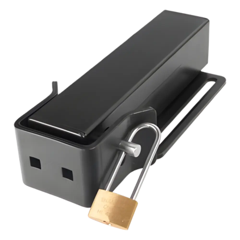 Cerradura Eléctrica / 12 VDC / 2 A / Puertas Abatibles Una Hoja / Compatible con Kit Motores