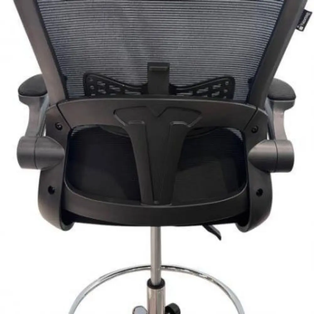Silla Alta Nextep Descansa brazos Ajustable con Reposapiés color Negro Ajustable Diseño con soporte Lumbar Ajustable