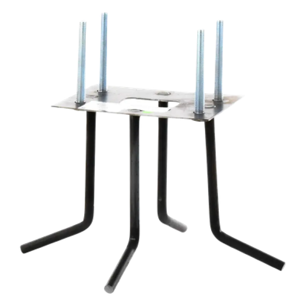 Anclaje de Acero para Barrera Vehicular / Sujeción al Piso / Compatible con Serie XB, XBF y XBS / Instalación Indirecta
