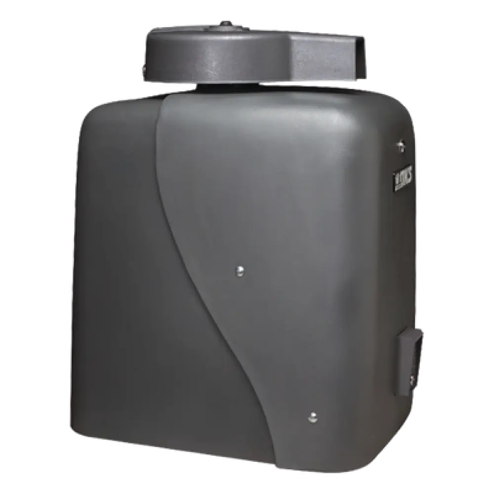 Operador para Puerta Abatible / Uso Continuo / 4.8 m (15.7 ft) / 360 kg / 0.5 HP / 115 VAC / Energía Solar / Batería 7.2 Ah
