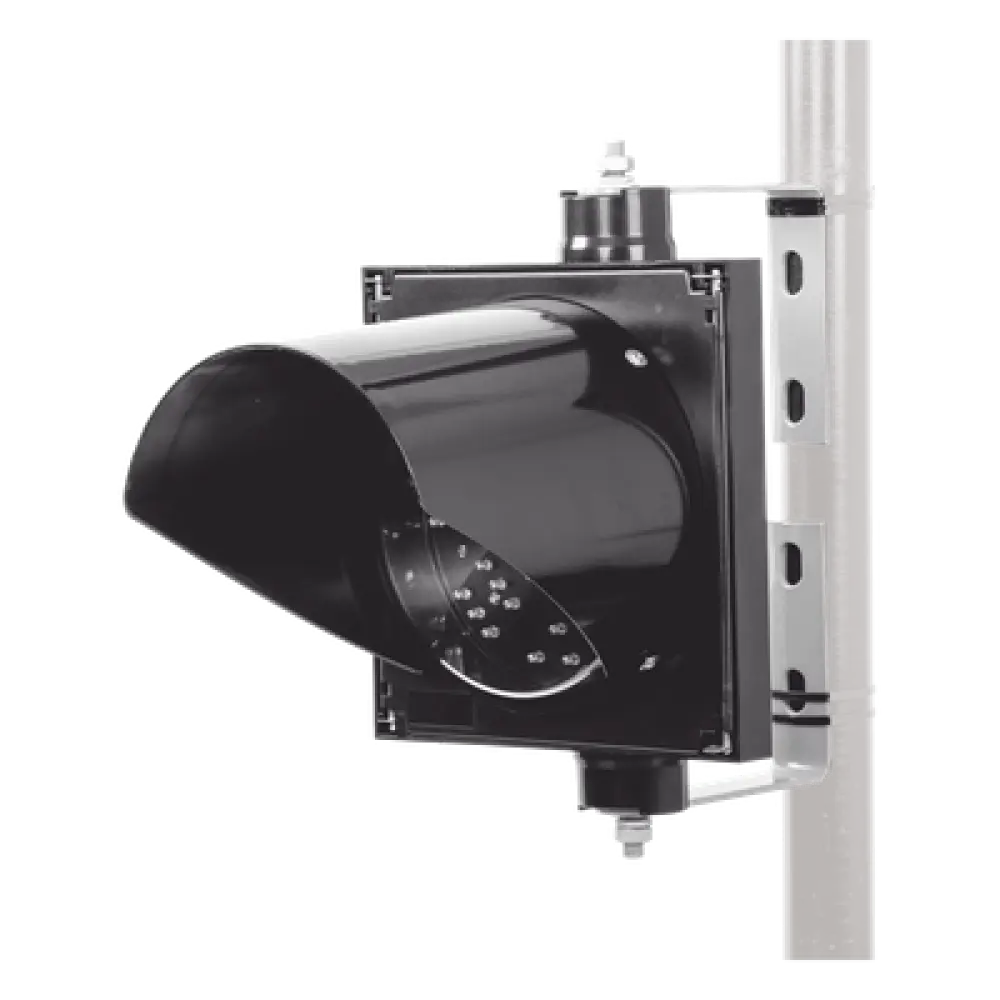 Semáforo LED / Diámetro 20 cm / 81 LEDs / IP65 / 110 VCA / 6 W / Intensidad 500 cd Rojo / 400-600 cd Verde