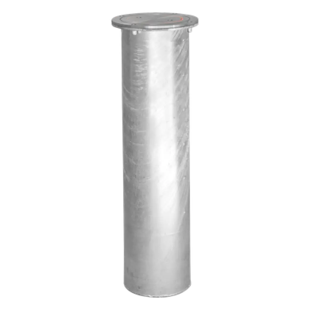 Bolardo Hidráulico Antiembestida / 220 mm × 600 mm (0.72 ft × 1.97 ft) / Acero Inoxidable 304 / 200,000 J / Ciclo 4 s / 100 Ciclos/h