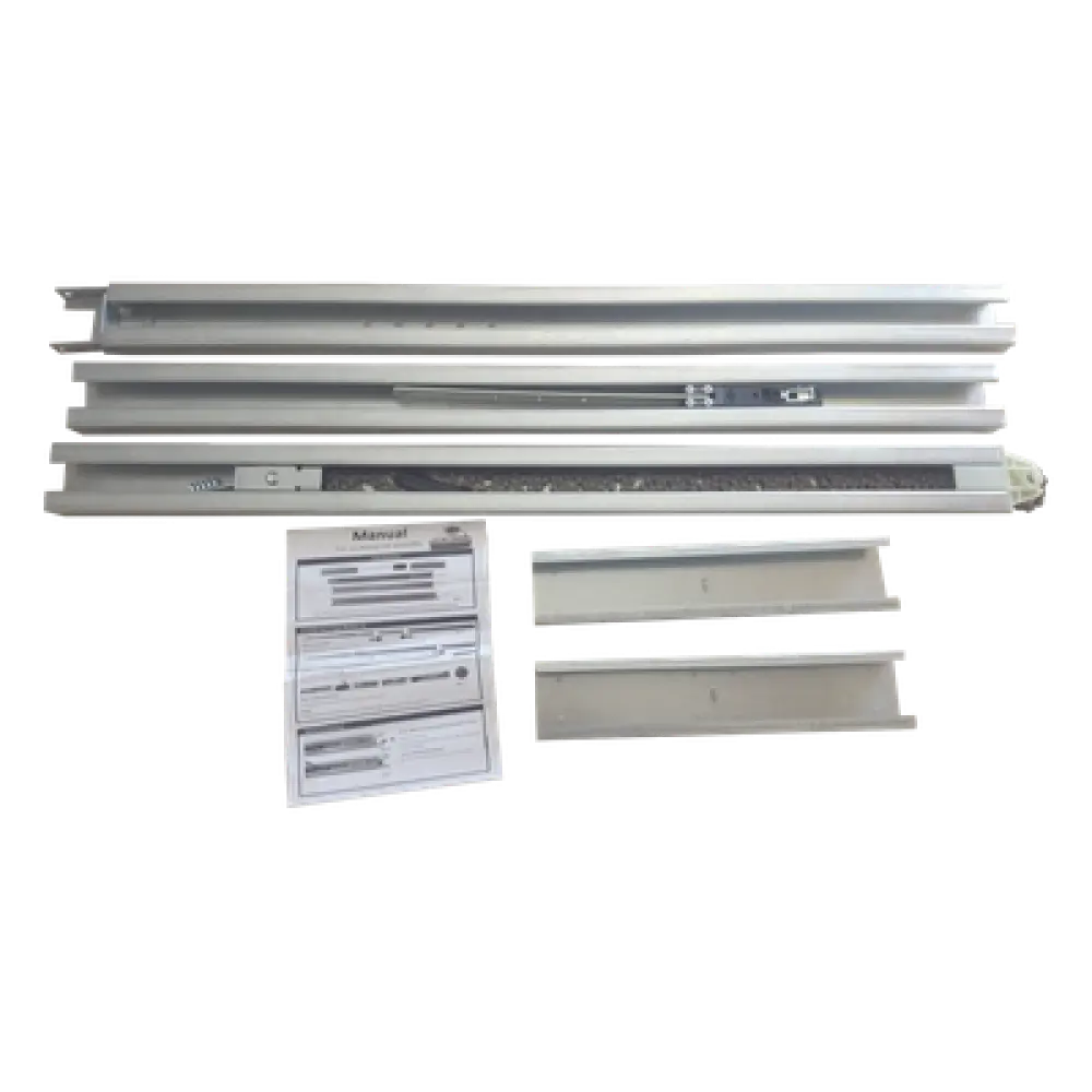 Riel tipo C / 3 secciones de 1 m (3.28 ft) / 6 m de cadena integrada / Compatible con ACCESSFORCE y FS1000APPRT