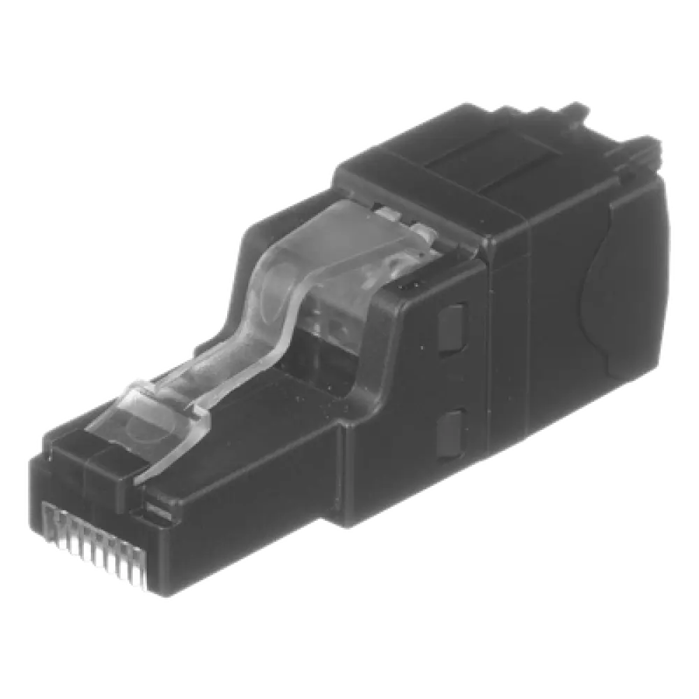 Plug RJ45 UTP / Cat6A / Terminación en Campo / 22-26 AWG / Recto y Angulado / 0.5-0.7 ft Equivalente