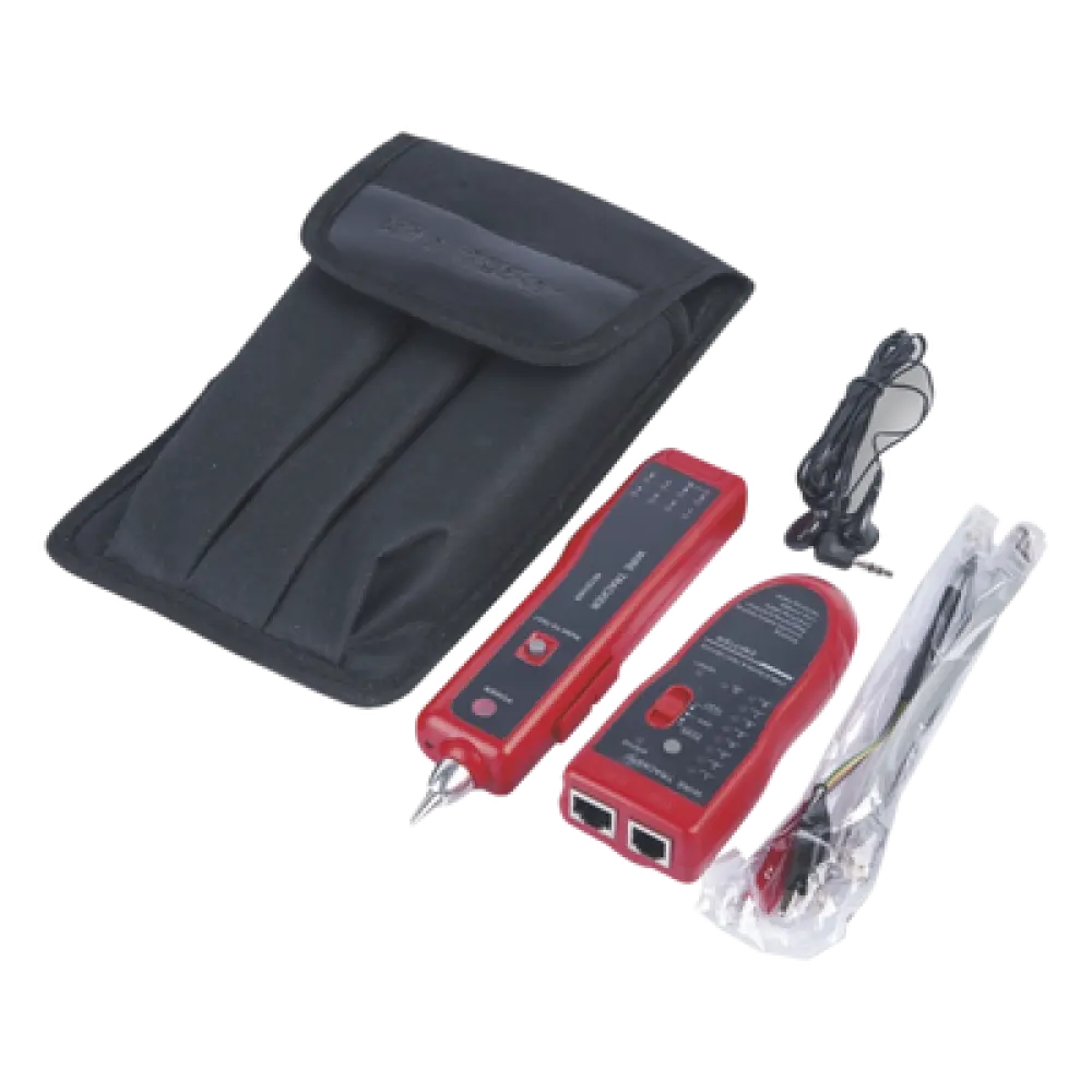 Detector de Cable con Generador de Tonos / Alcance 3 km (9,842 ft) / Prueba Continuidad y Configuración / Batería 9V DC