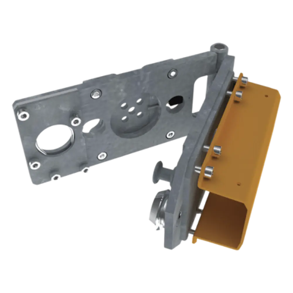 Sistema de Abatimiento / Barrera Vehicular GT4 / Brazo 4 m / 13 ft / Gabinete Gris o Acero Inoxidable