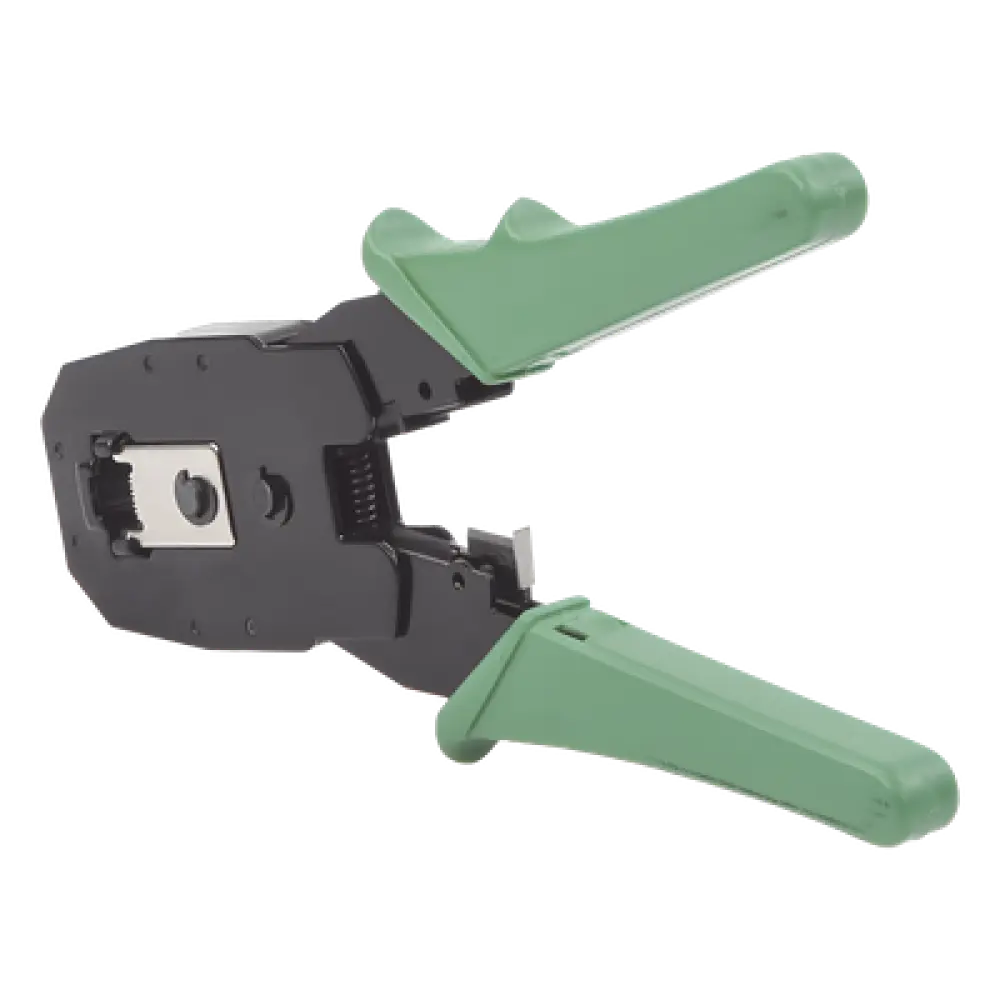 Pinzas Ponchadoras / RJ11-RJ12-RJ45 / Cat5e-Cat6-Cat6a / 4-6-8 Conductores / Corte y Pelado Integrados