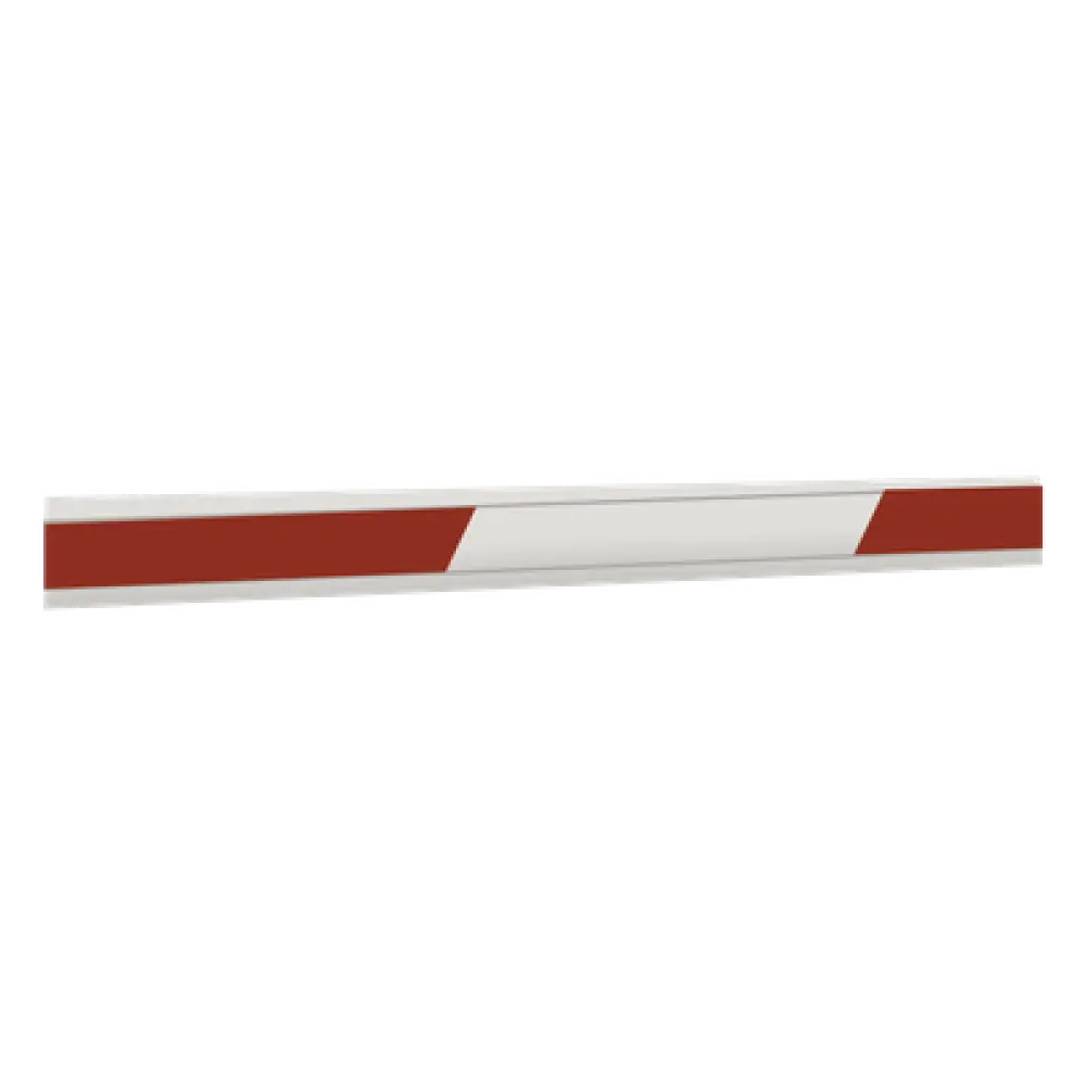 Brazo Rectangular para Barrera / 7 m (23 ft) / Aluminio de Alta Resistencia / Bandas Reflectantes