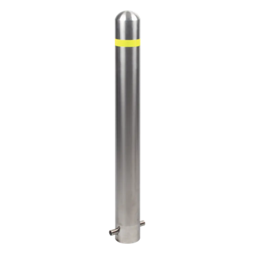 Bolardo Fijo / Acero Inoxidable SS304 / 900 mm (2.95 ft) / Ø 114 mm / Espesor 2 mm / Operación Manual