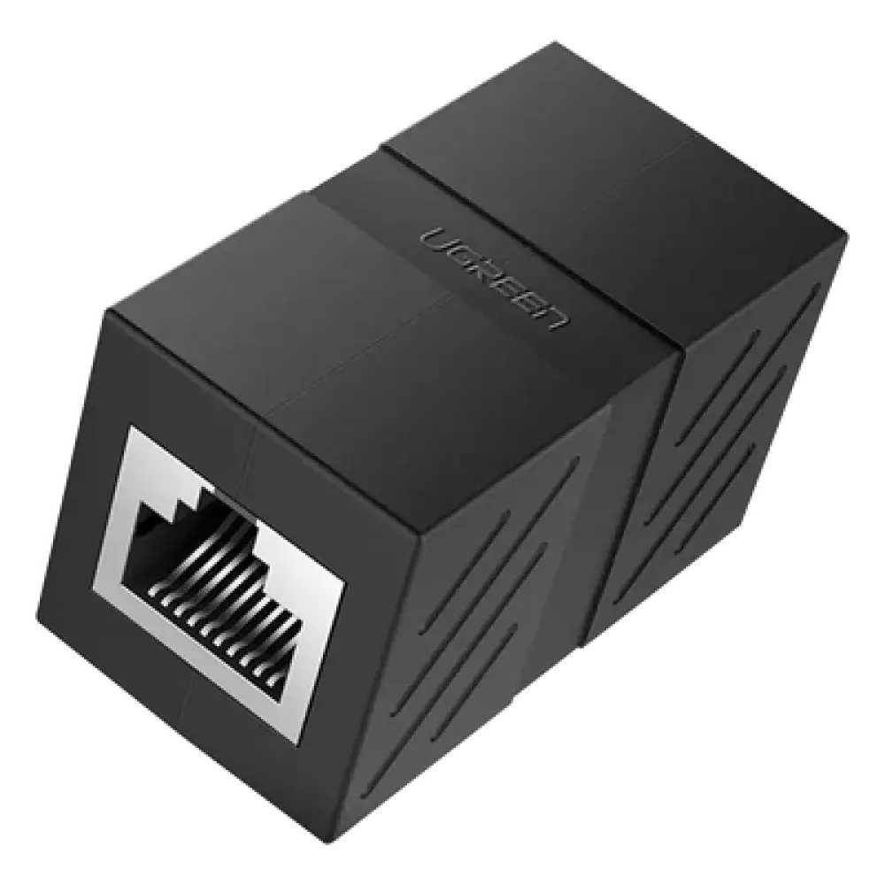Acoplador RJ45 a RJ45 / 10 Gbps / 600 MHz / Cat7-Cat5e / Blindaje Metálico / 100 m (328 ft)