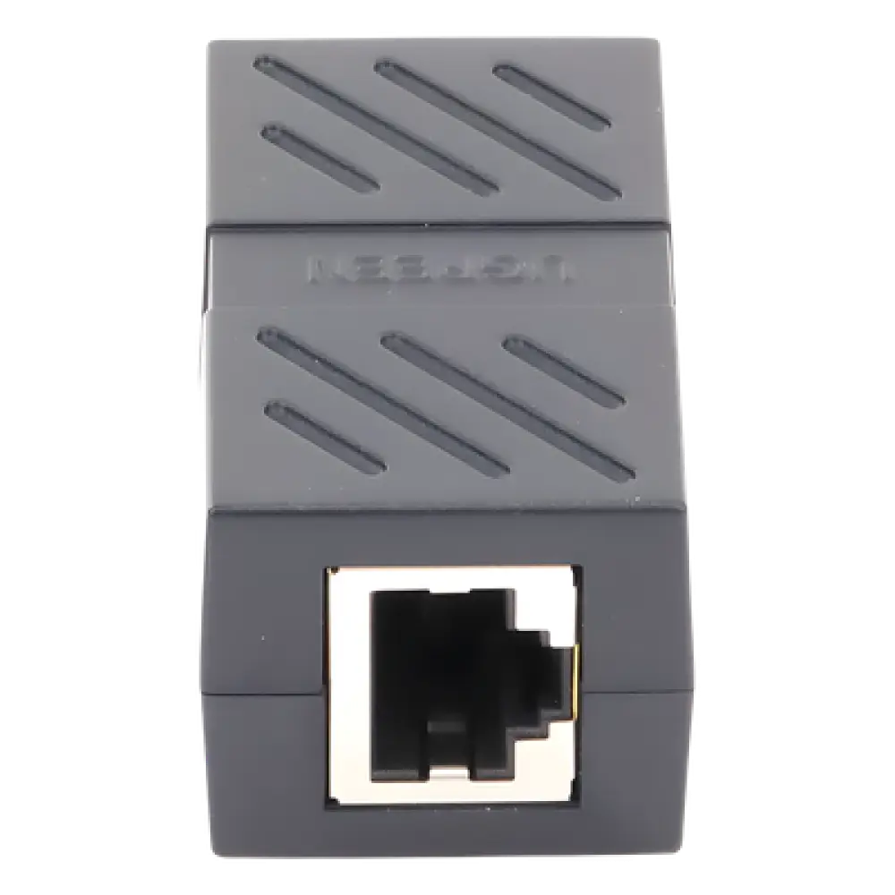 Acoplador RJ45 a RJ45 / 10 Gbps / 600 MHz / Cat7-Cat5e / Blindaje Metálico / 100 m (328 ft)