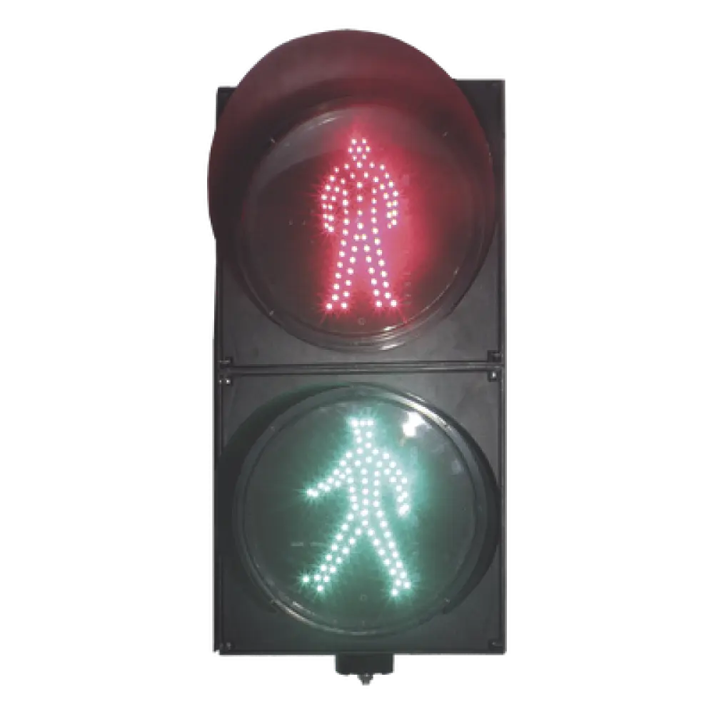 Semáforo Peatonal / Indicador Alto/Siga Estático / Diámetro 20 cm / LED de Alta Intensidad / 110 VCA / IP Hermético