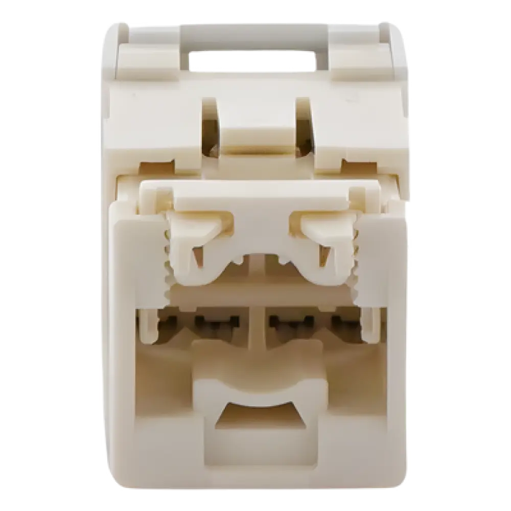 Conector Jack RJ45 / Categoría 6 / 8 Posiciones 8 Cables / Estilo TG / Sin Herramienta Impacto / Color Blanco