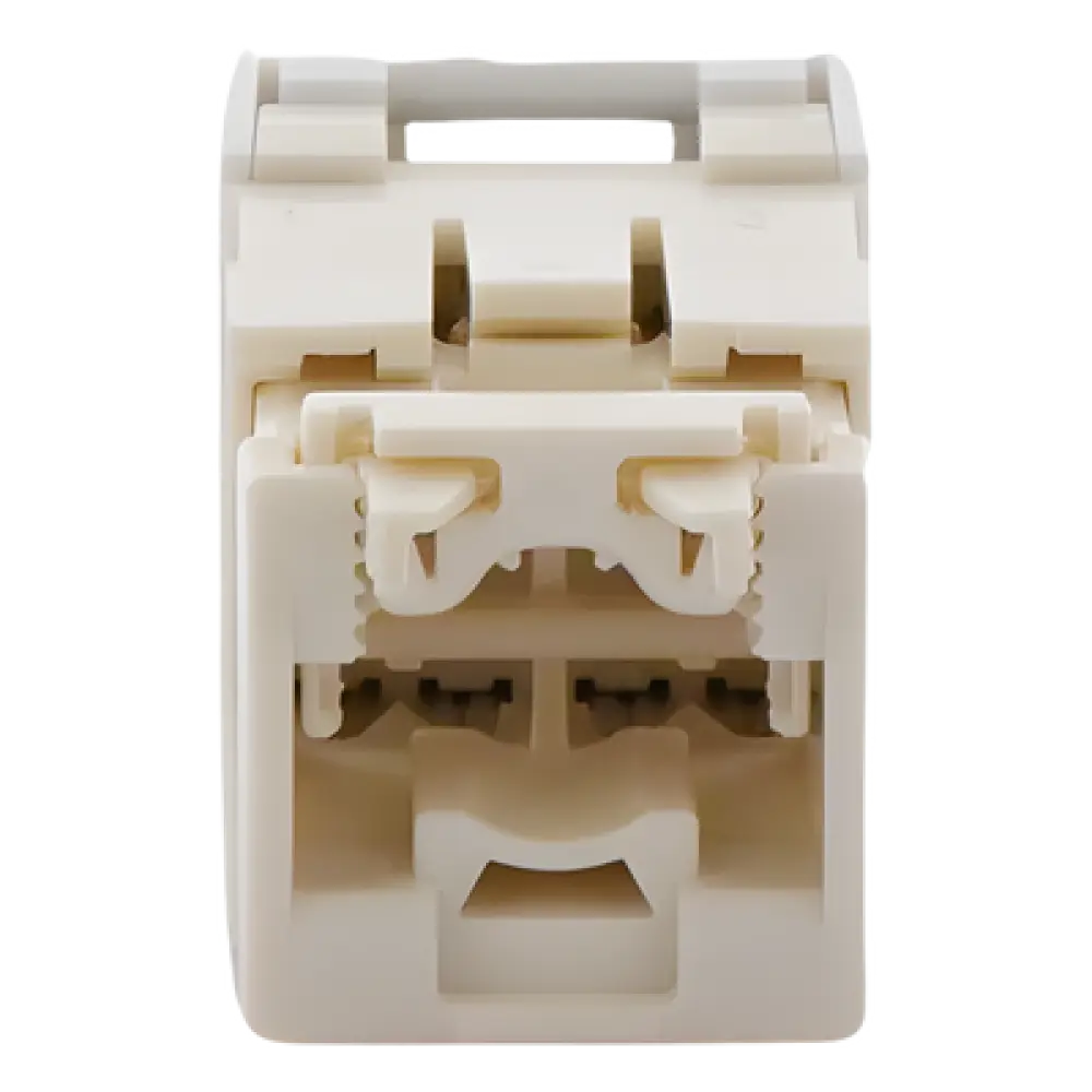 Conector Jack RJ45 / Categoría 6 / 8 Posiciones 8 Cables / Estilo TG / Sin Herramienta Impacto / Color Blanco