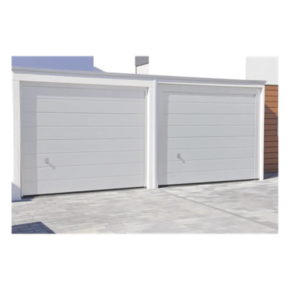 Puerta de Garage Residencial / Aislada / 12×8 pies / Poliuretano 43 mm / Calibre 26 / Estilo Americano