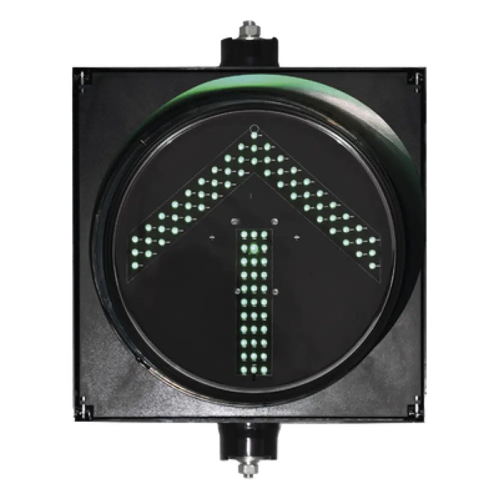 Señalización LED / Flecha Verde / 30 cm / 90 LEDs / 7 W / IP Hermético / 110 VCA