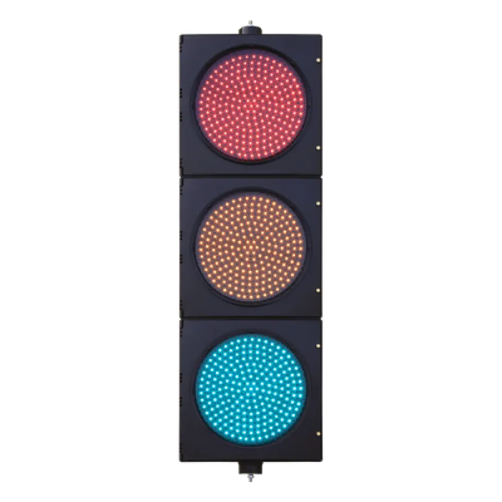 Semáforo de Señalización LED / 3 Colores Rojo-Amarillo-Verde / 204 LEDs por Color / 400-600 cd / 110 VCA / 13 W / IP Hermético