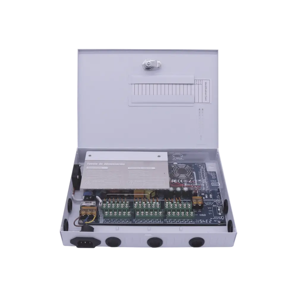 Fuente PREMIUM / 11-15 V / 18 canales / 30 A / Alta tecnología en seguridad / Doble ventilador / Hasta 1.85 Amperes por Salida / Filtro de Ruido por canal / Diseño de alta gama.