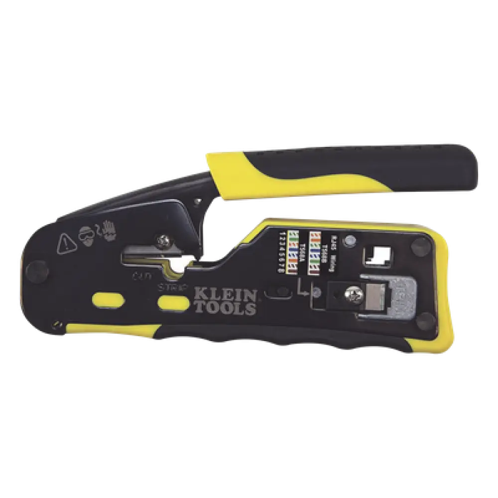 Ponchadora/Pelacables/Cortacables / Conectores Pass-Thru RJ45 / RJ11/RJ12 Estándar / Matraca Ciclo Completo / 28-22 AWG