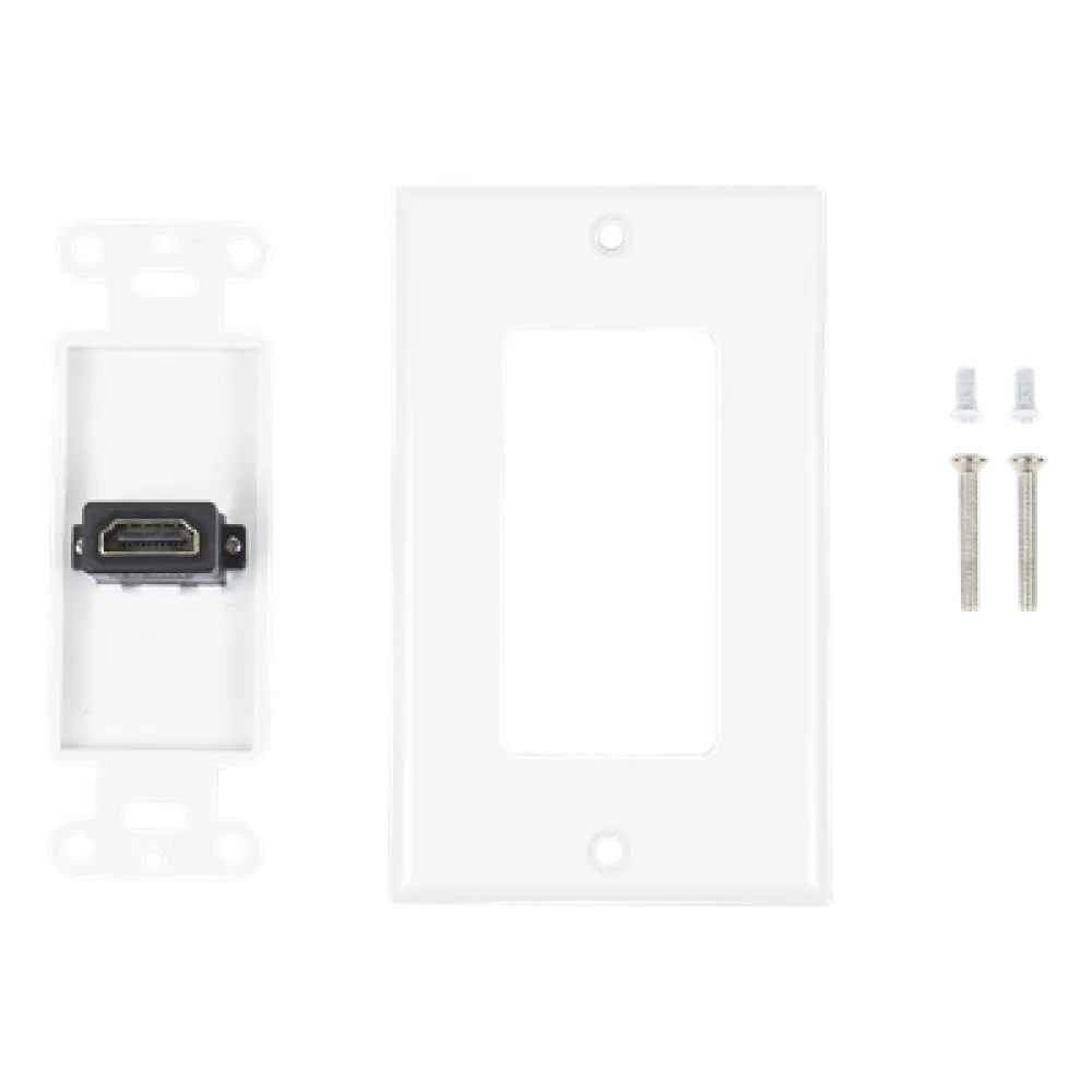 Placa de Pared / 1 Puerto HDMI Hembra-Hembra / Montaje Vertical / 70 x 115 mm / 2.75' x 4.52'