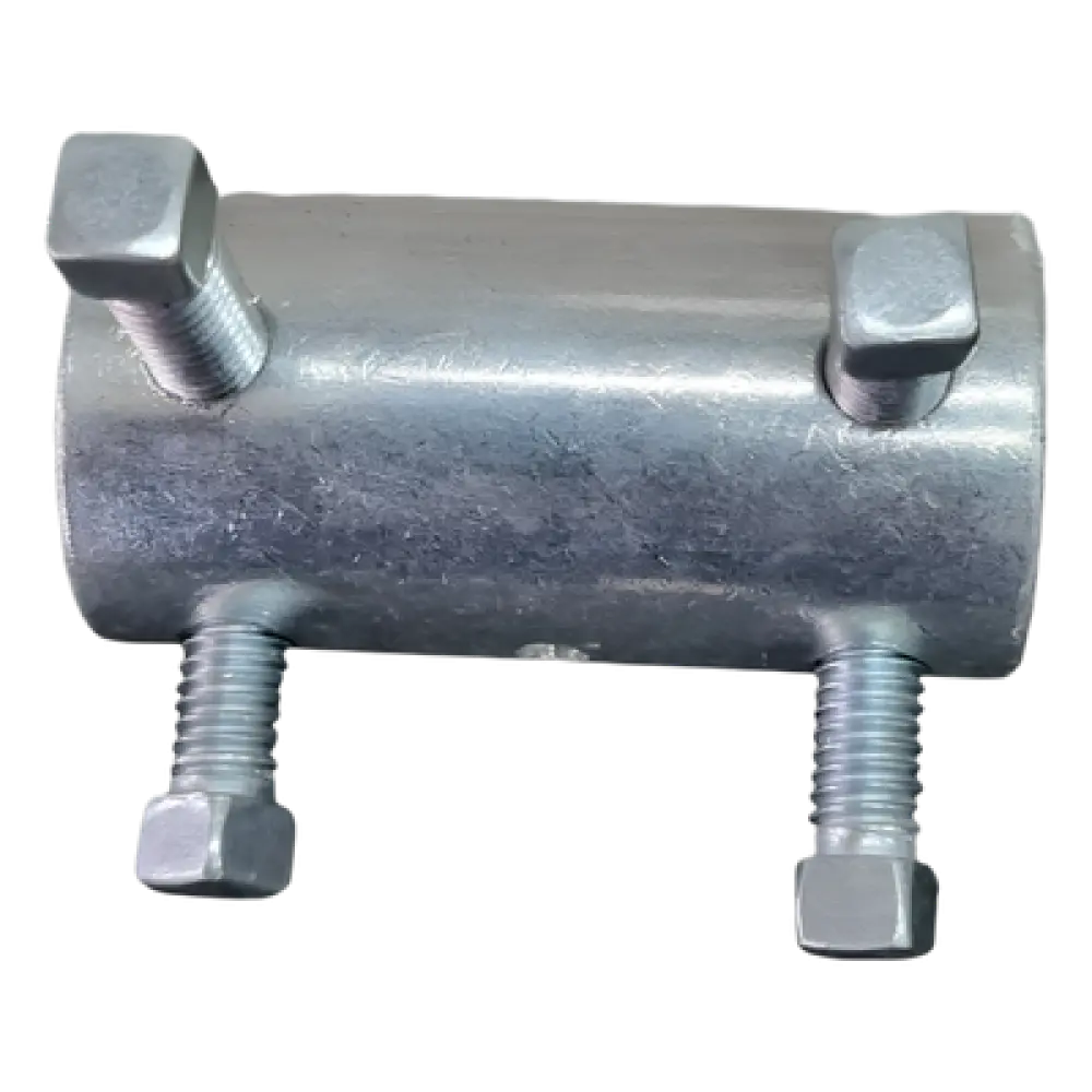 Cople / Unión para Tubo / Puertas de Garage / Gran Tamaño / Acabado Anticorrosión