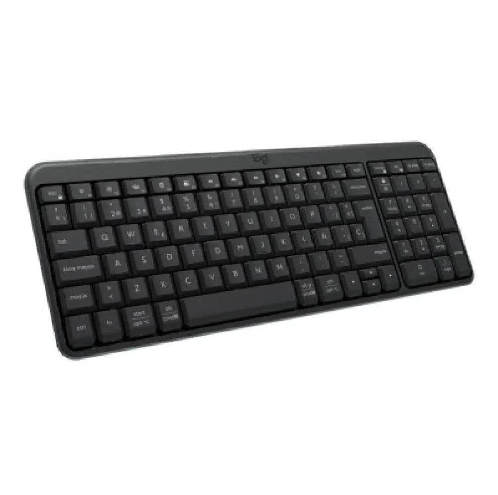 Teclado Logitech K250 920-013445 inalámbrico, color grafito.