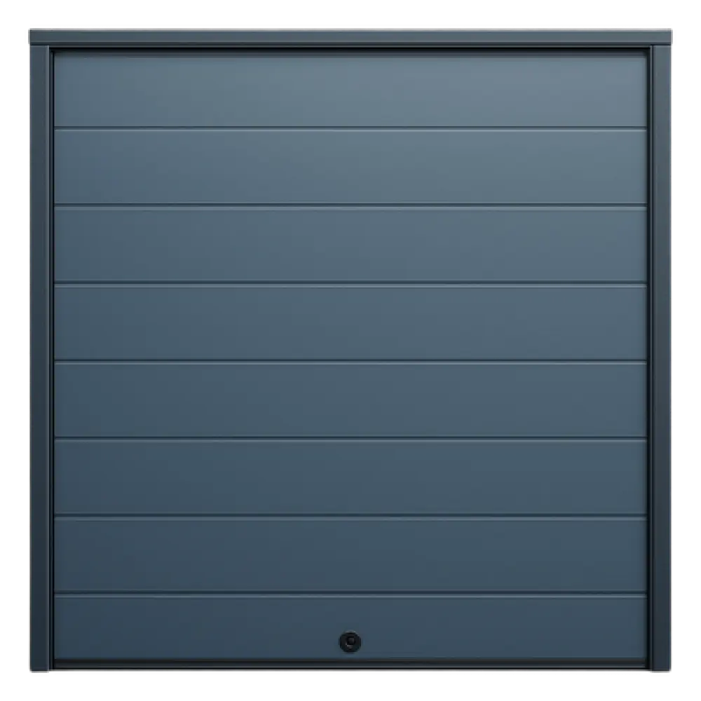 Puerta de Garage / 16x9 pies / Aislada / Acabado Deluxe / Estilo Americano / Línea Central / Calibre 26