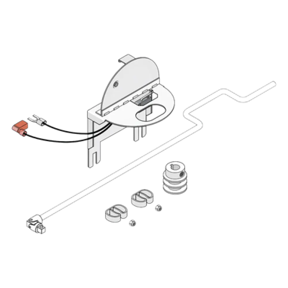 Kit de Operación Manual para Barrera / Compatibilidad Modelo 1601 / Instalación Sin Herramientas / Operación de Emergencia / Diseño Ergonómico