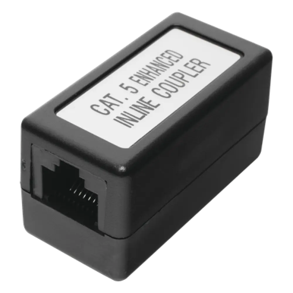 Acoplador UTP / Cat5e / RJ45 Hembra a Hembra / 2 Puertos / 125VCA / -40 a 85°C Almacenamiento