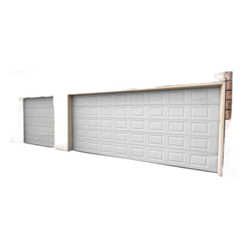 Puerta de Garage Americana / Aislada / 8x8 pies / Cuadro Corto 500x300 mm / Calibre 26 / Poliuretano 43 mm
