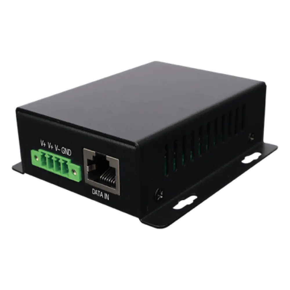 Inyector PoE Industrial / 24V Pasivo Gigabit / Entrada 9-32 Vcc / -20 a 70 °C / 24W / Compacto