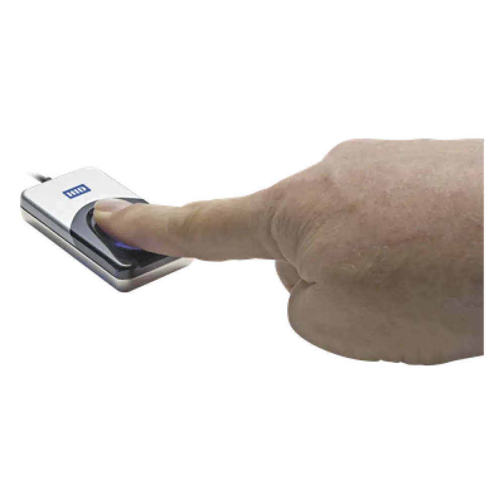 Lector de Huella Dactilar USB / 512 ppp / Área de Captura 14.6 mm / Cifrado Automático / Windows Hello