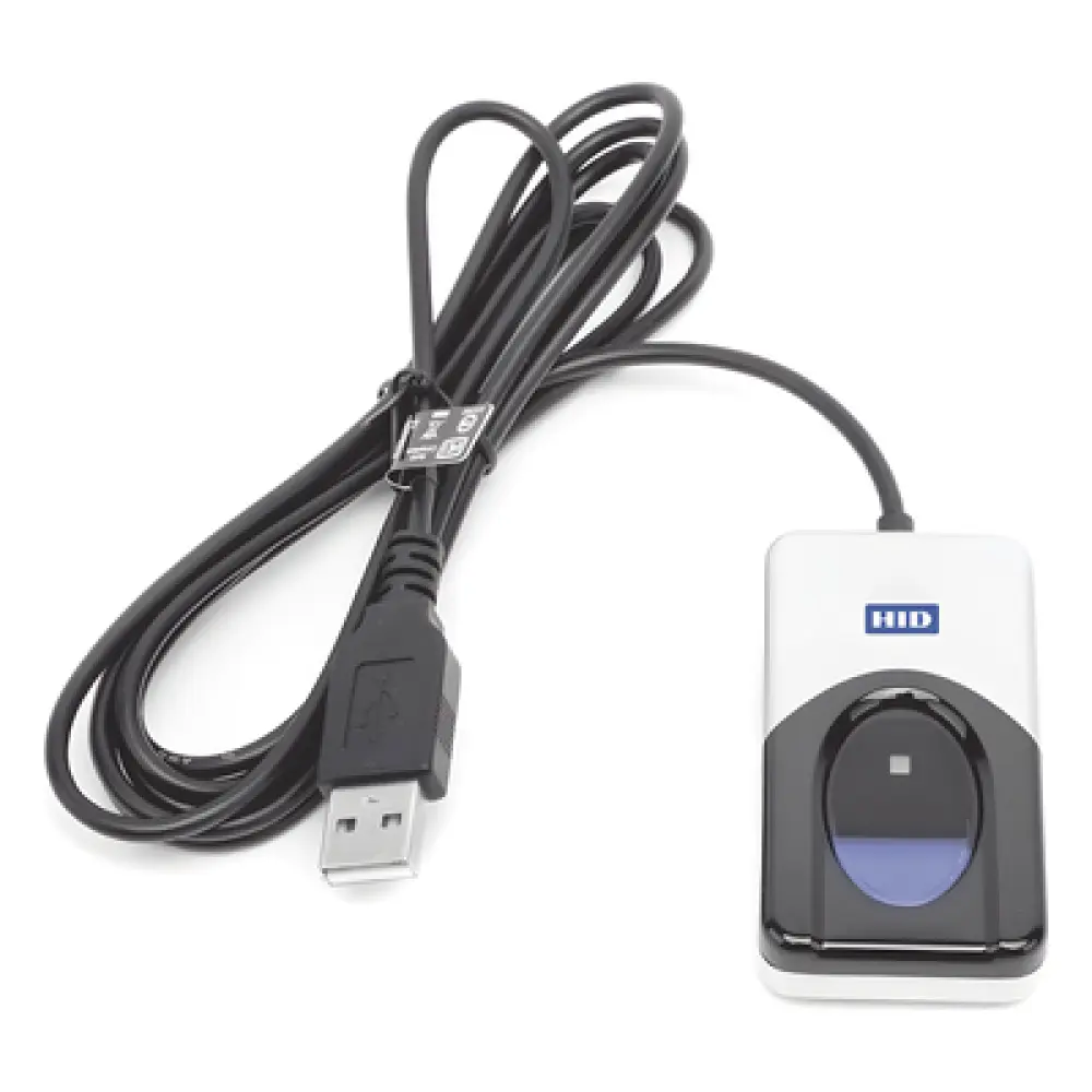 Lector de Huella Dactilar USB / 512 ppp / Área de Captura 14.6 mm / Cifrado Automático / Windows Hello