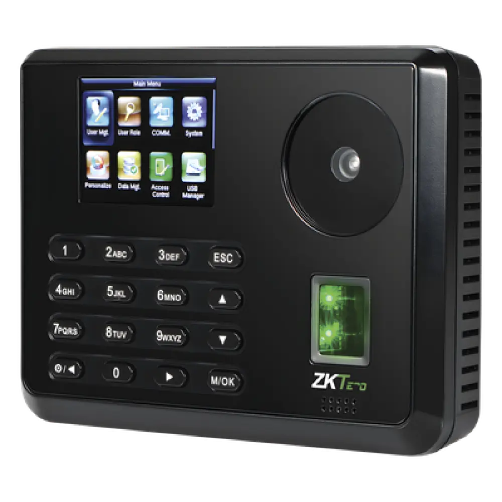 Terminal Biométrica de Palma y Huella / 600 Palmas / 3,000 Huellas / Pantalla Táctil 2.8" / TCP-IP USB / 100,000 Eventos / 10,000 Tarjetas