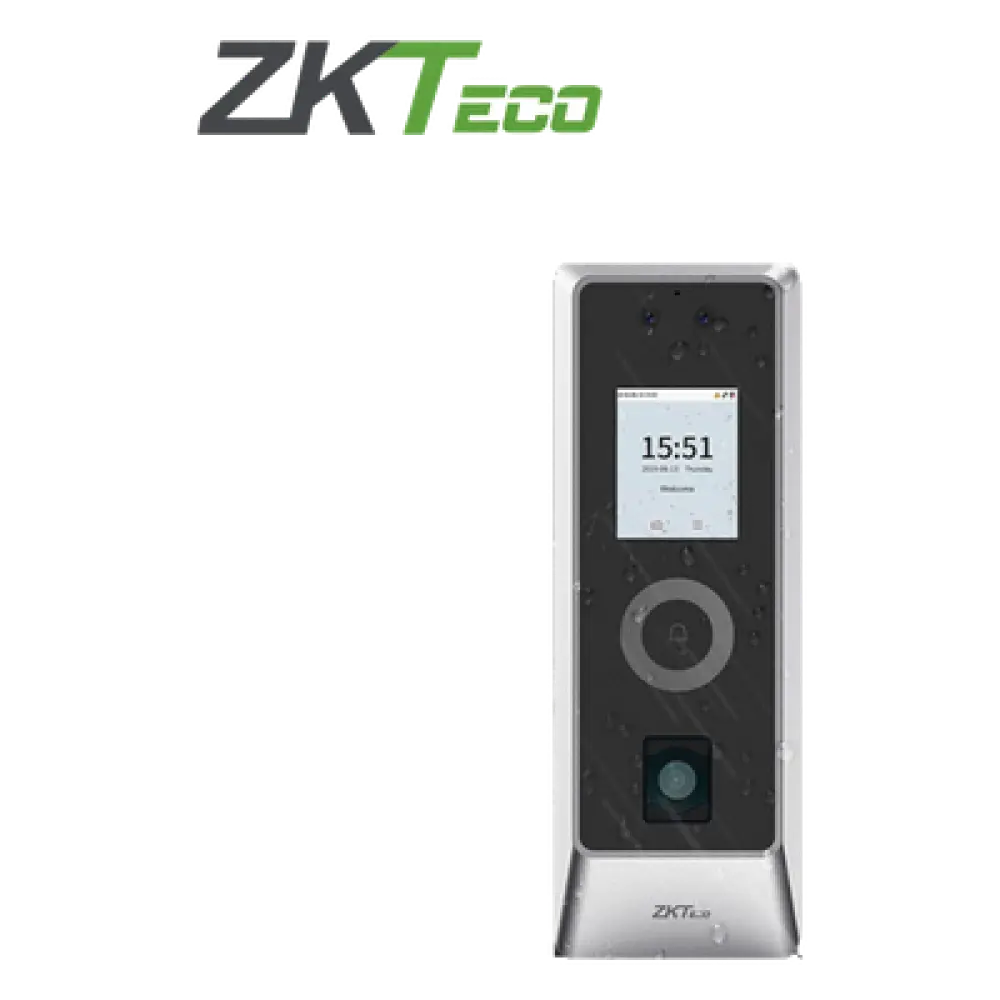 Lector Autónomo Facial y QR / 30,000 Rostros / 50,000 Usuarios / IP66 IK07 / TCP/IP Wiegand RS485 / Exterior