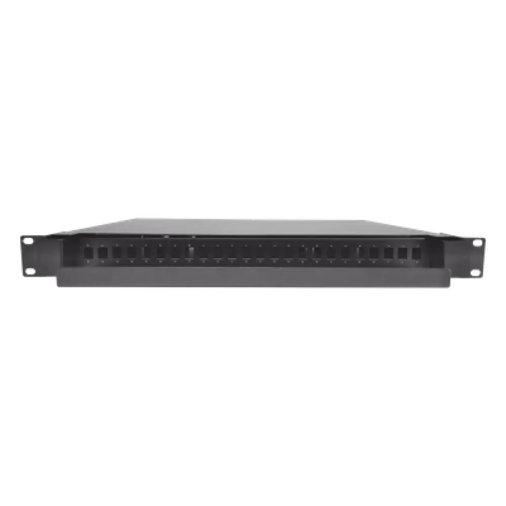Distribuidor de Fibra Óptica Deslizable / Vacío / 19 Pulgadas (48.26 cm / 1.58 pies) / 1U / 24 Puertos / Profundidad 357 mm