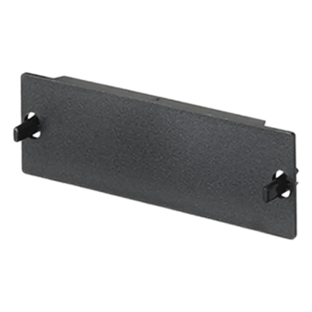 Placa Ciega / Reserva Espacio Paneles Fibra Óptica / TIA/EIA-568-C.3 / Color Negro