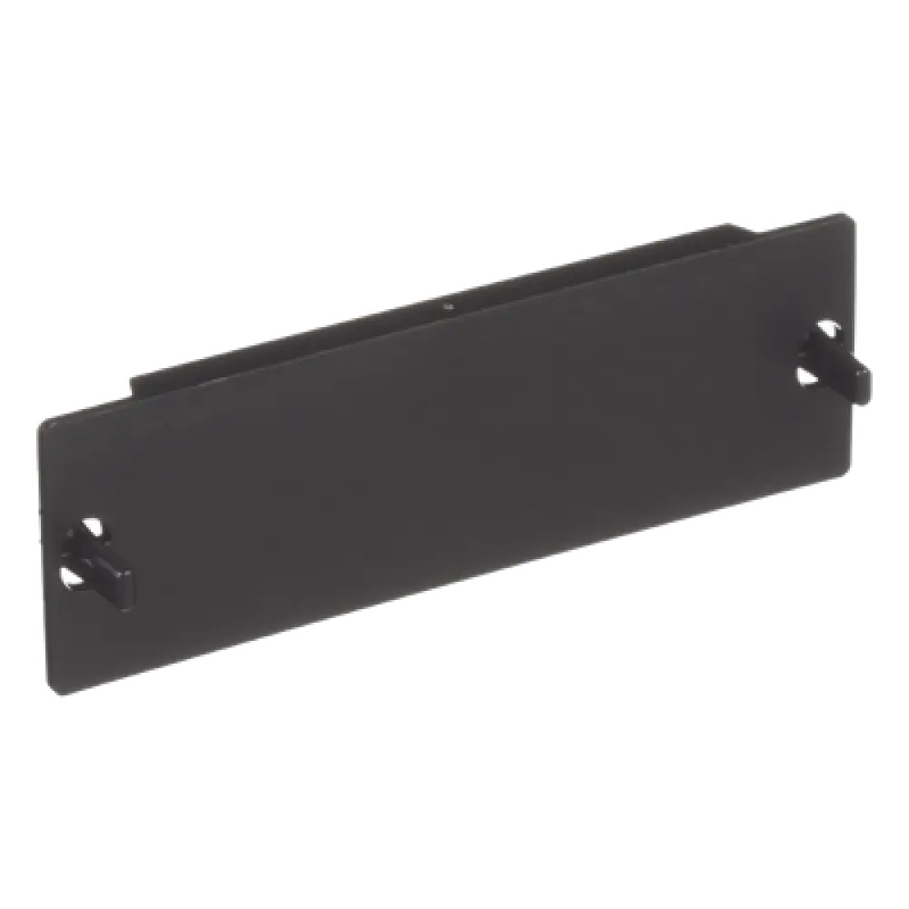 Placa Ciega / Reserva Espacio Paneles Fibra Óptica / TIA/EIA-568-C.3 / Color Negro