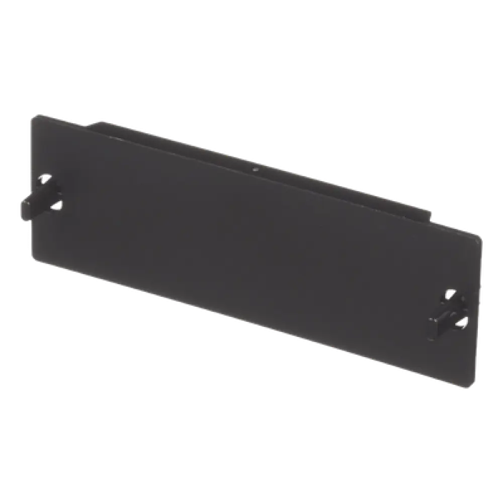 Placa Ciega / Reserva Espacio Paneles Fibra Óptica / TIA/EIA-568-C.3 / Color Negro